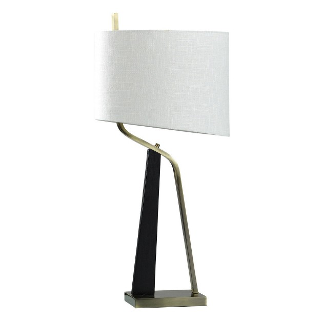 Domino Abstract Mid century Modern Slanted Design Table Lamp Stylecraft