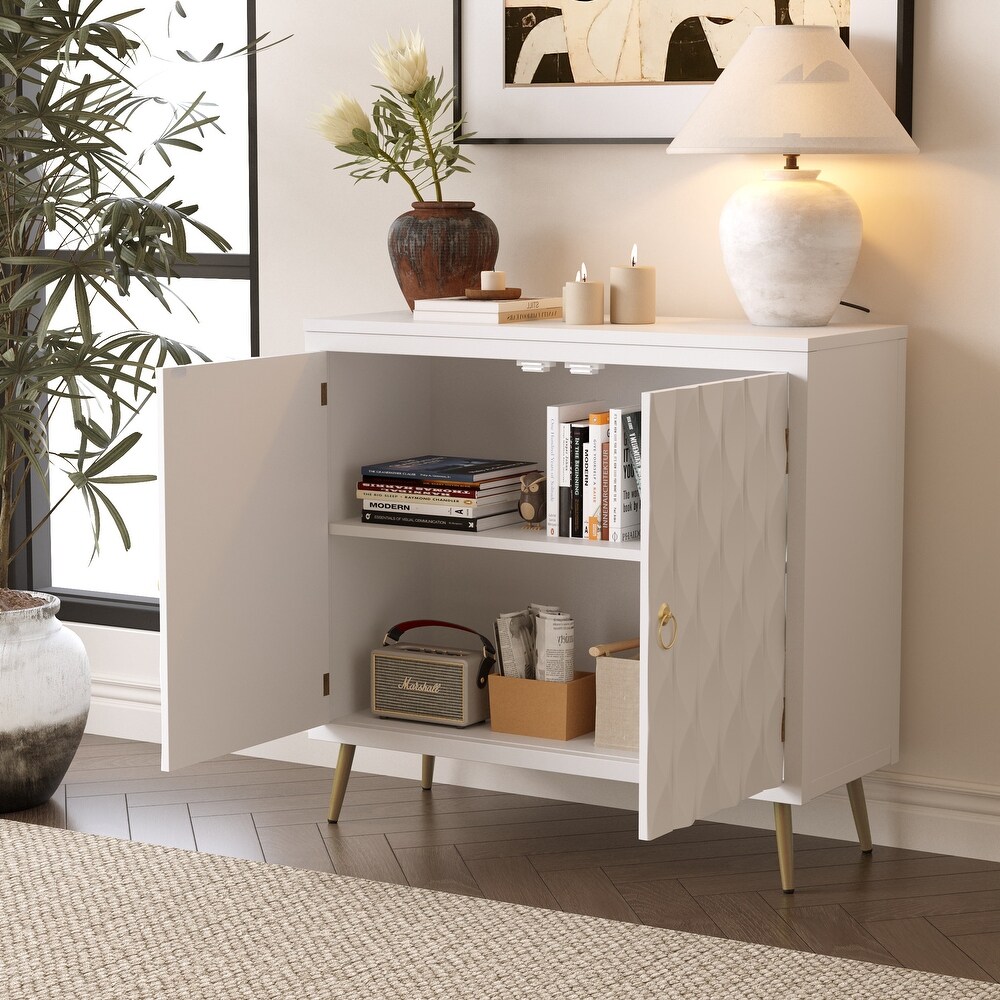 S.Fyronti Modern 2 Door Accent Cabinet