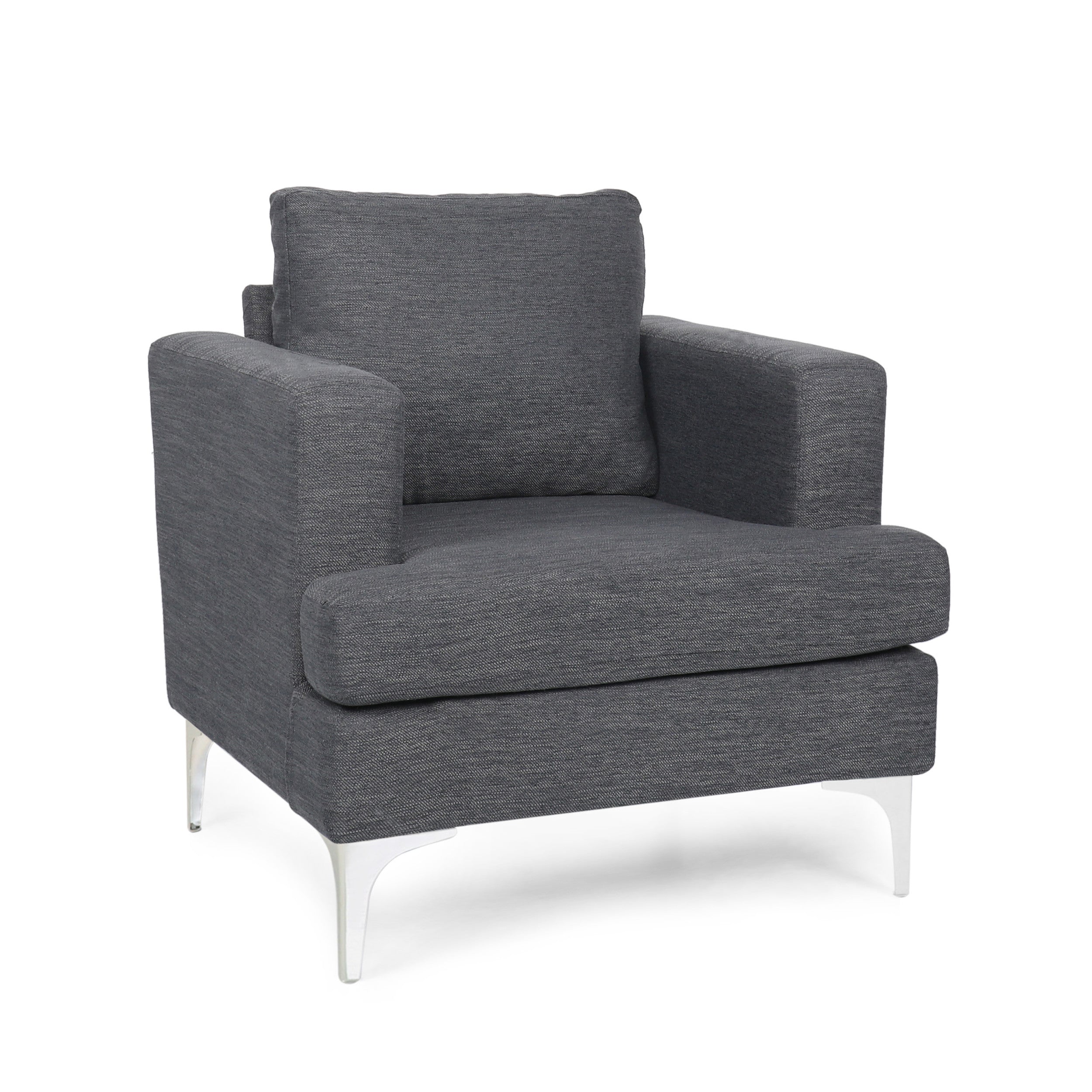 Vue Modern Fabric Upholstered Club Chair