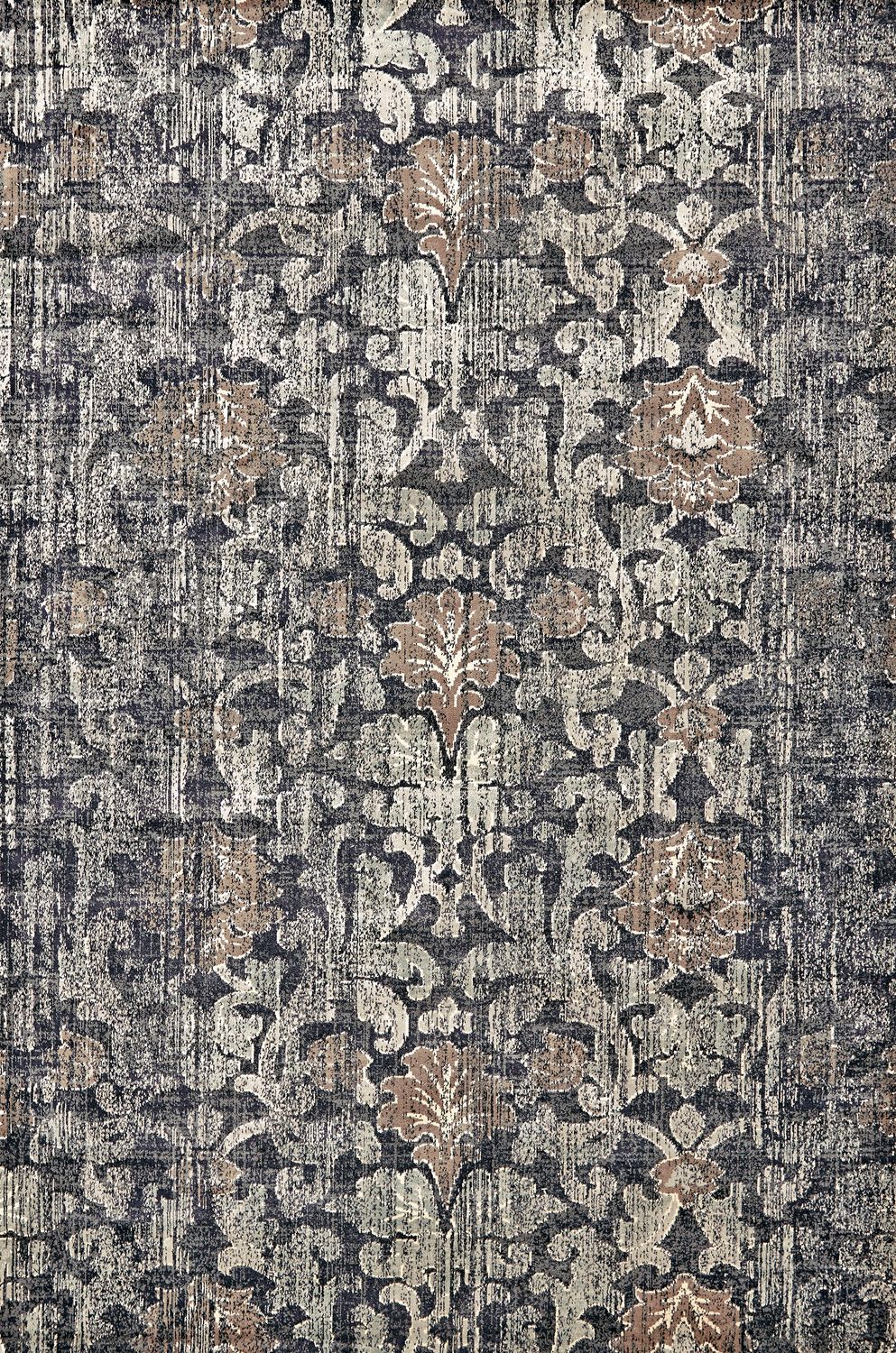 Margaux Gray and Brown Rug by BD Fine