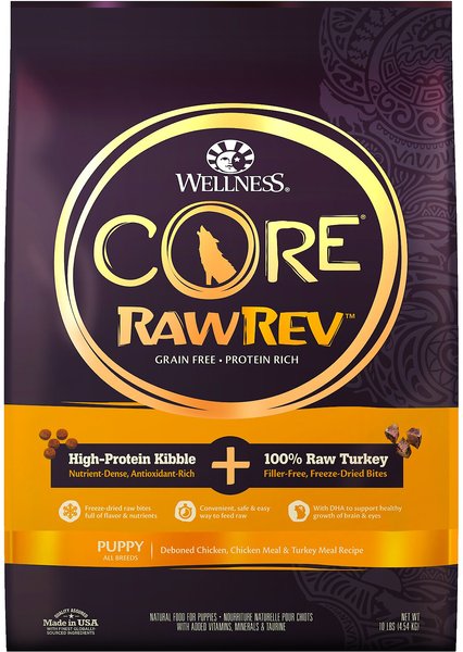 Wellness CORE RawRev Grain-Free Puppy Recipe with Freeze-Dried Turkey Dry Dog Food