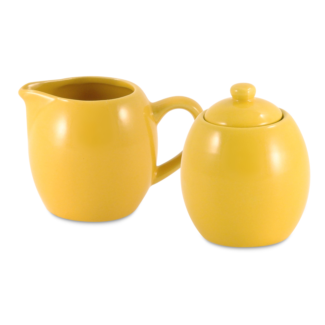 Amsterdam Cream and Sugar Set - Mustard