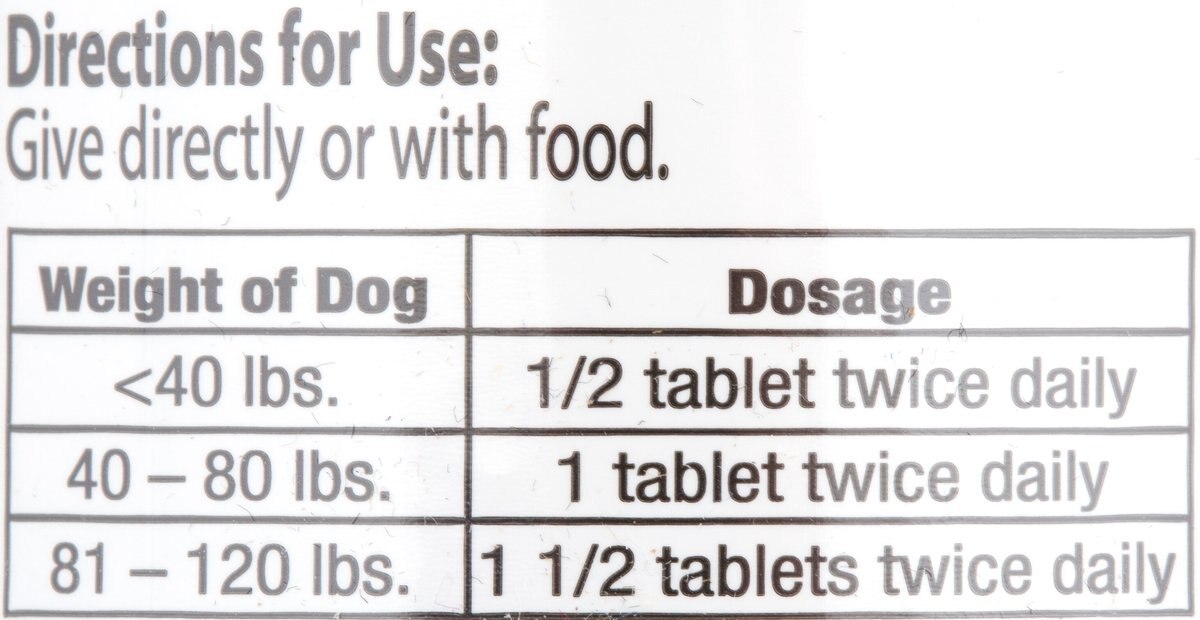 Duralactin Canine Chewable Vanilla Flavored Tablet Dog Supplement