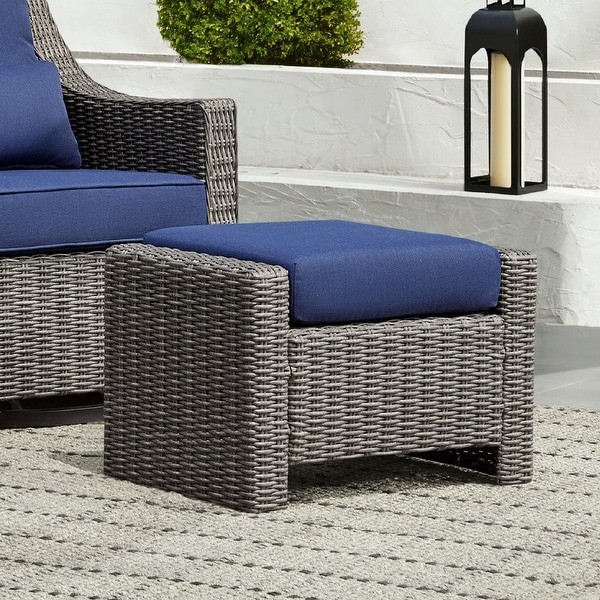 Murphy Outdoor Wicker Patio Furniture Swivel Glider Chair