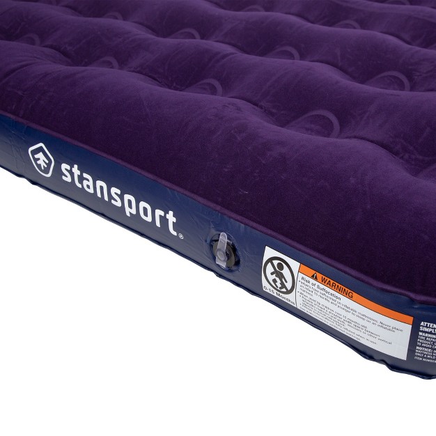 Stansport Deluxe Inflatable Air Bed Mattress Queen Size