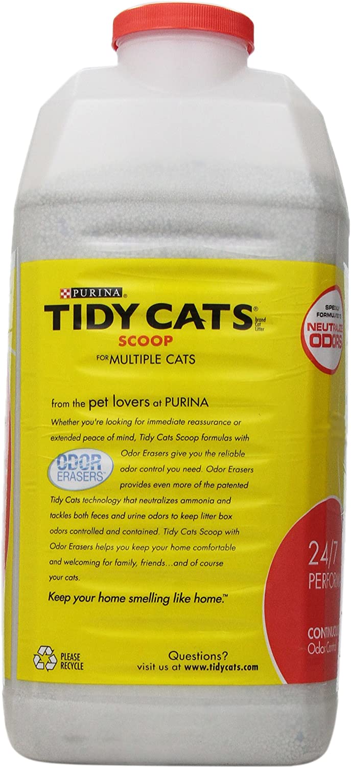 Tidy Cats Scoop Cat Litter Box， For Multiple Cats， 20 Lbs