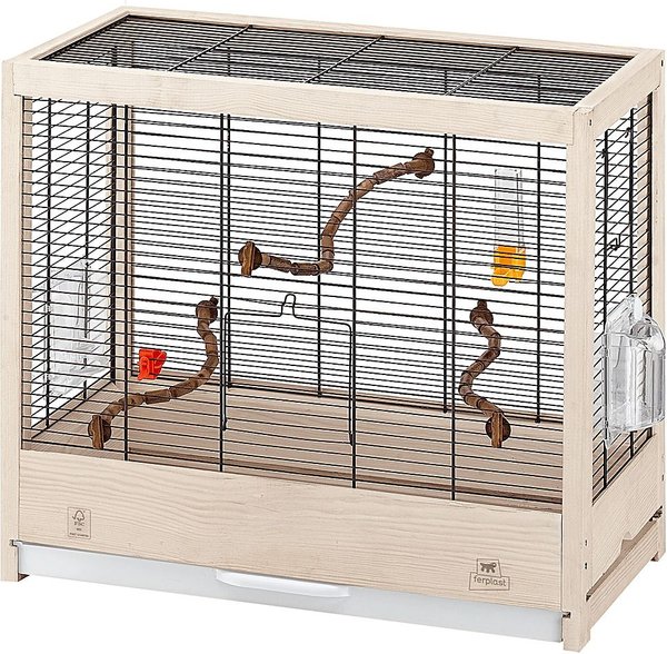 Ferplast Giulietta 4 Wooden Canary and Finch Bird Cage