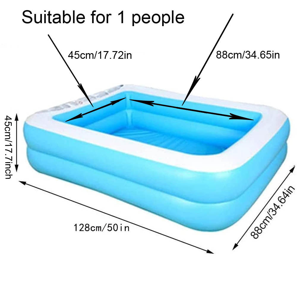 Bebiullo Inflatable Swimming Pools Family Swimming Pool， Swim Center for Kids， Adults， Babies， Toddlers， Garden， Backyard， Summer Water Party