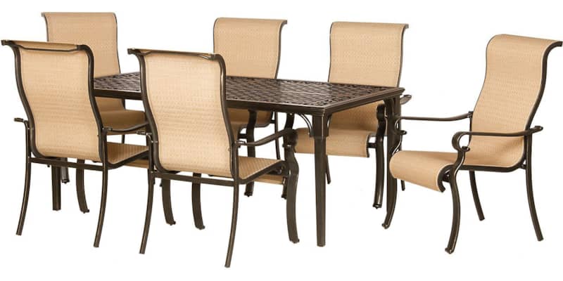 Hanover Brigantine 7-Piece Outdoor Dining Patio Set