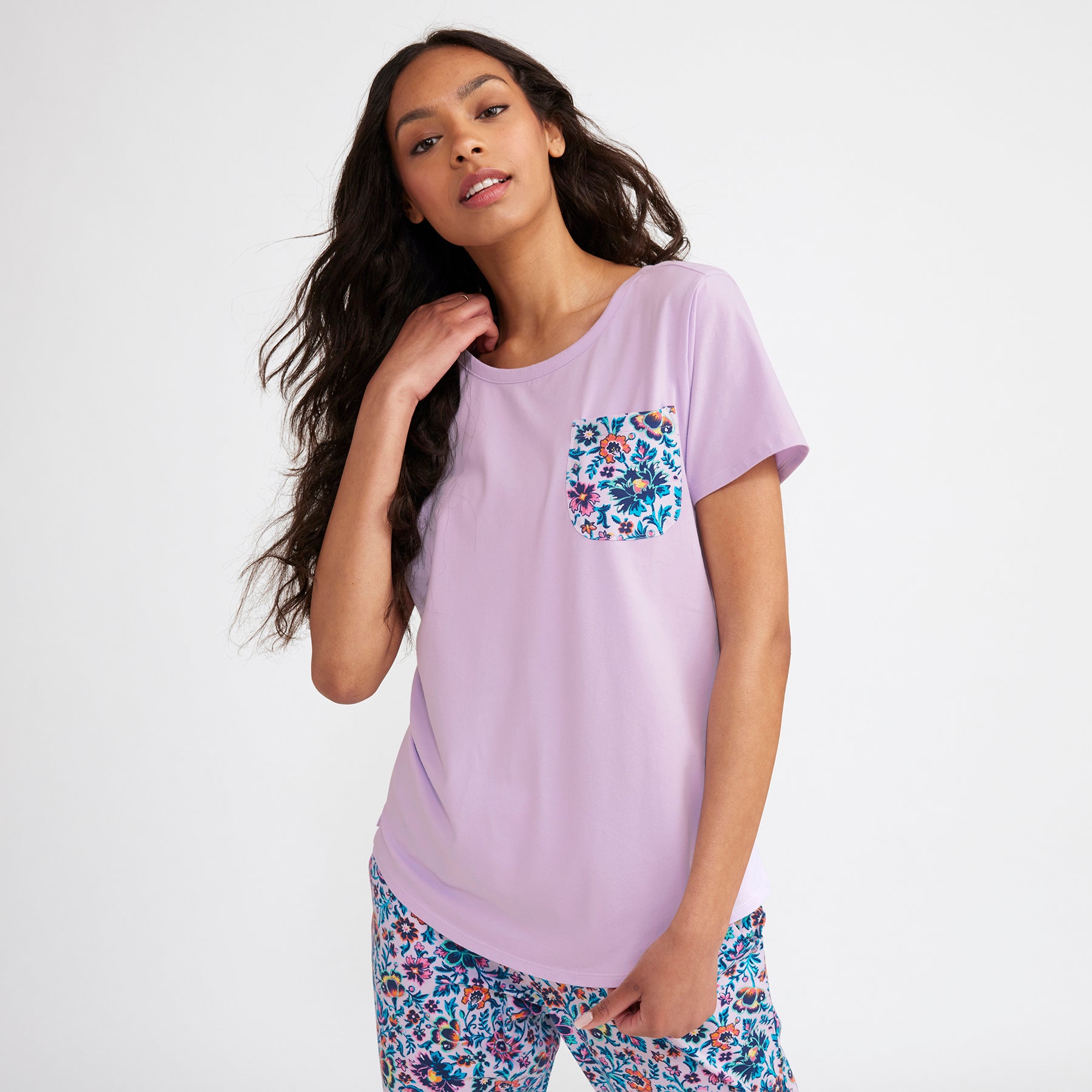 Short-Sleeved Pajama Tee