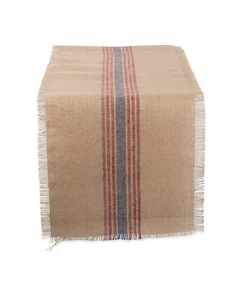 Design Imports Burlap Table Runner 14 x 72