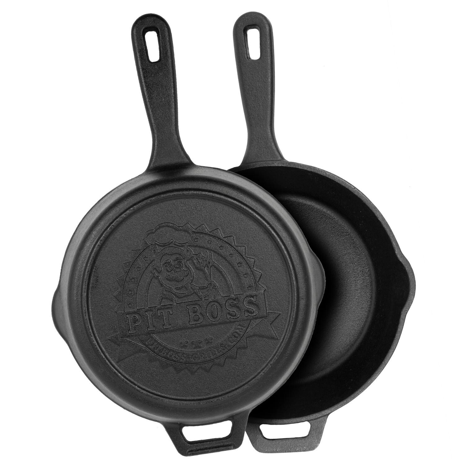 Pit Boss 14-Inch Pre-Seasoned Deep Cast Iron Skillet