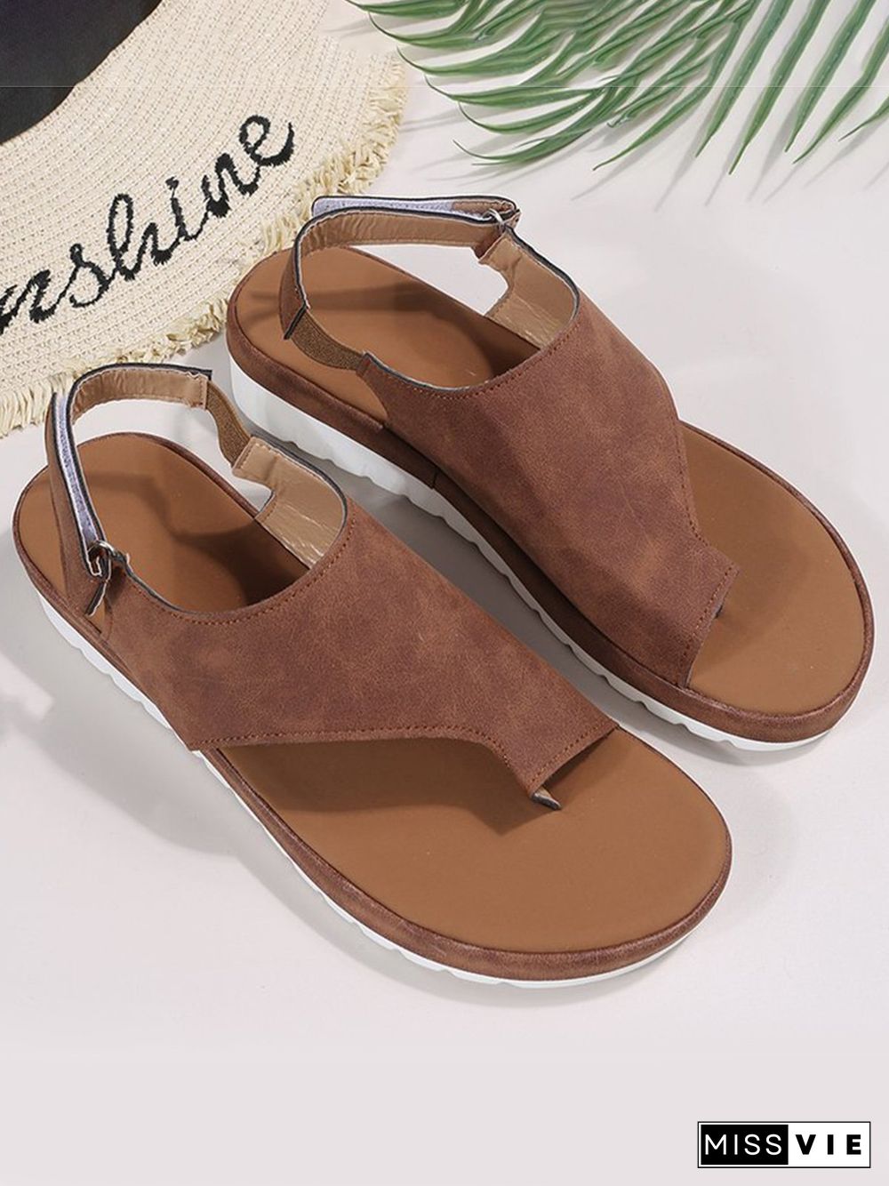 Comfortable Soft Sole Vintage Thong Sandals