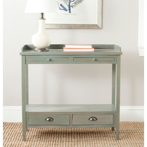 SAFAVIEH Peter Ash Grey Console - 35.8