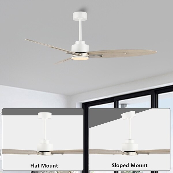 WINGBO 60-in 3-Blades Indoor Ceiling Fan with LED Light and Remote Shopping - The Best Deals on Ceiling Fans | 41287940