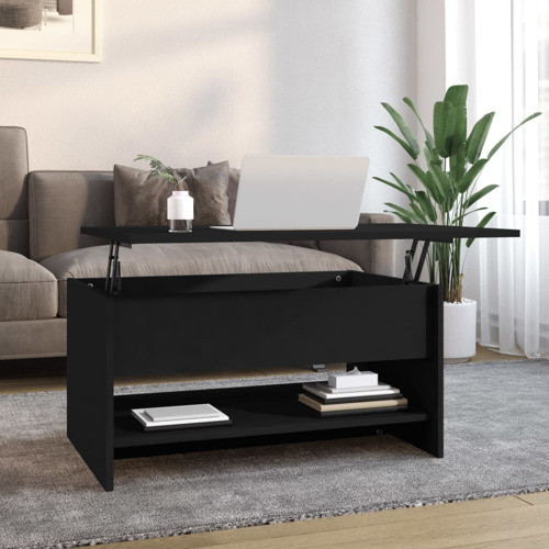 vidaXL Coffee Table Lift Top Accent Sofa End Table Sonoma Oak Engineered Wood   Transitional   Coffee Tables   by vidaXL LLC  Houzz