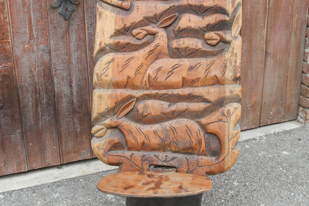 Late 20th Century African Tribal Elephant Chair   Southwestern   Armchairs And Accent Chairs   by De cor  Houzz