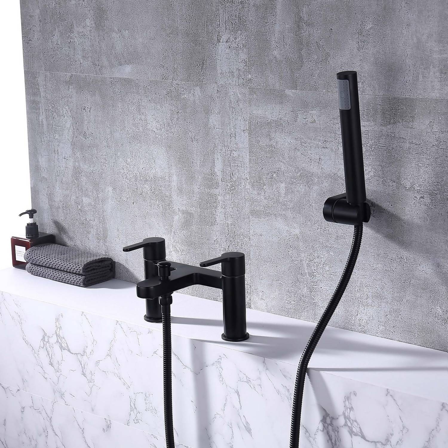 Datchworth Bath Shower Mixer Tap Black