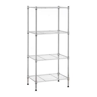 mzg 4-Tier Chorme Wire Shelving Unit (12 in. D x 18 in. W x 39 in. H) E304598OH401LB