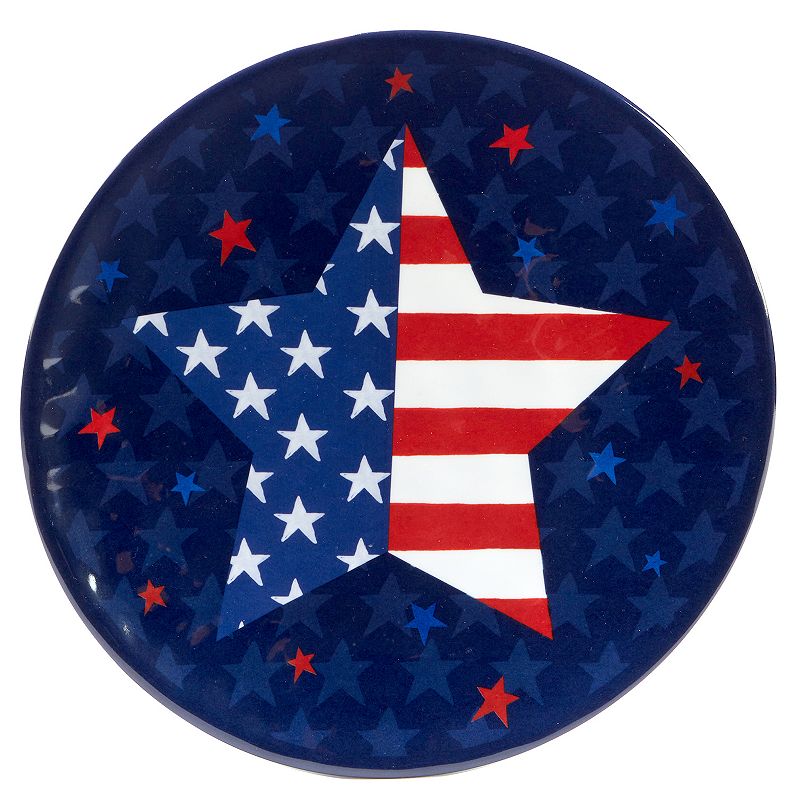 Certified International Stars and Stripes 6-pc. Salad Plate Set