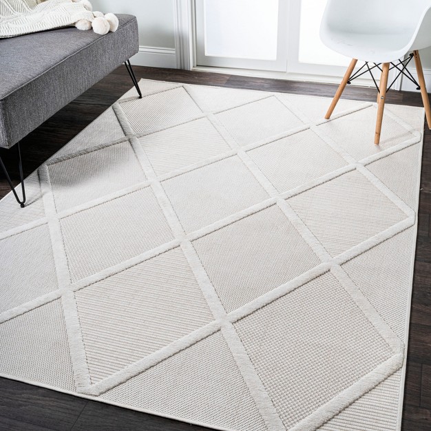 Salines Diamond Trellis Indoor outdoor Area Rug Jonathan Y