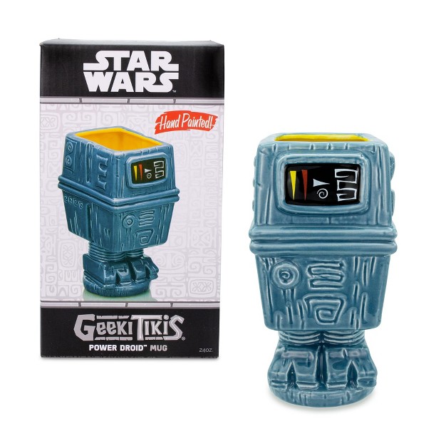 Beeline Creative Geeki Tikis Star Wars Gonk Power Droid Ceramic Mug Holds 24 Ounces