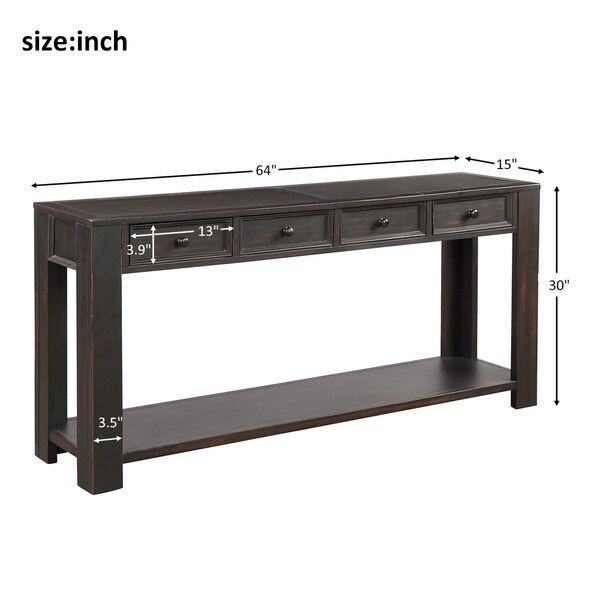 GZMR Console Table for Entryway Hallway Sofa Table