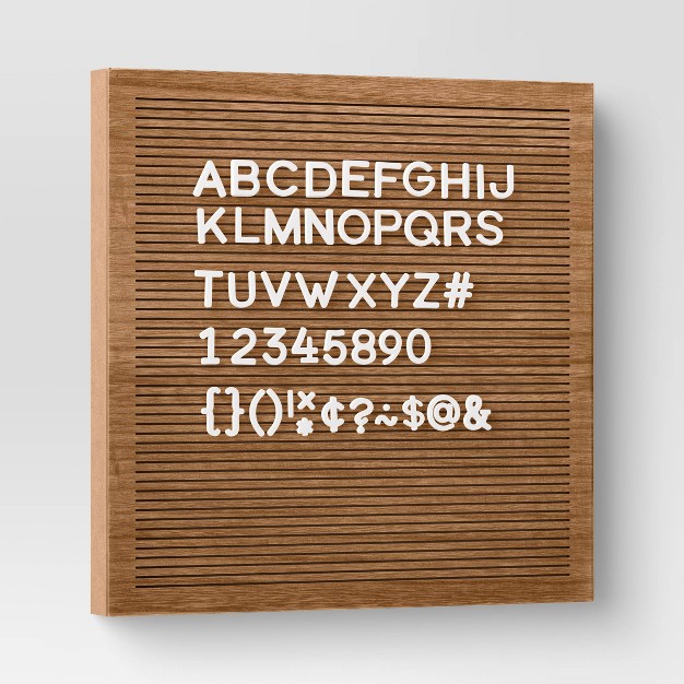 Wood Letter Board Brown