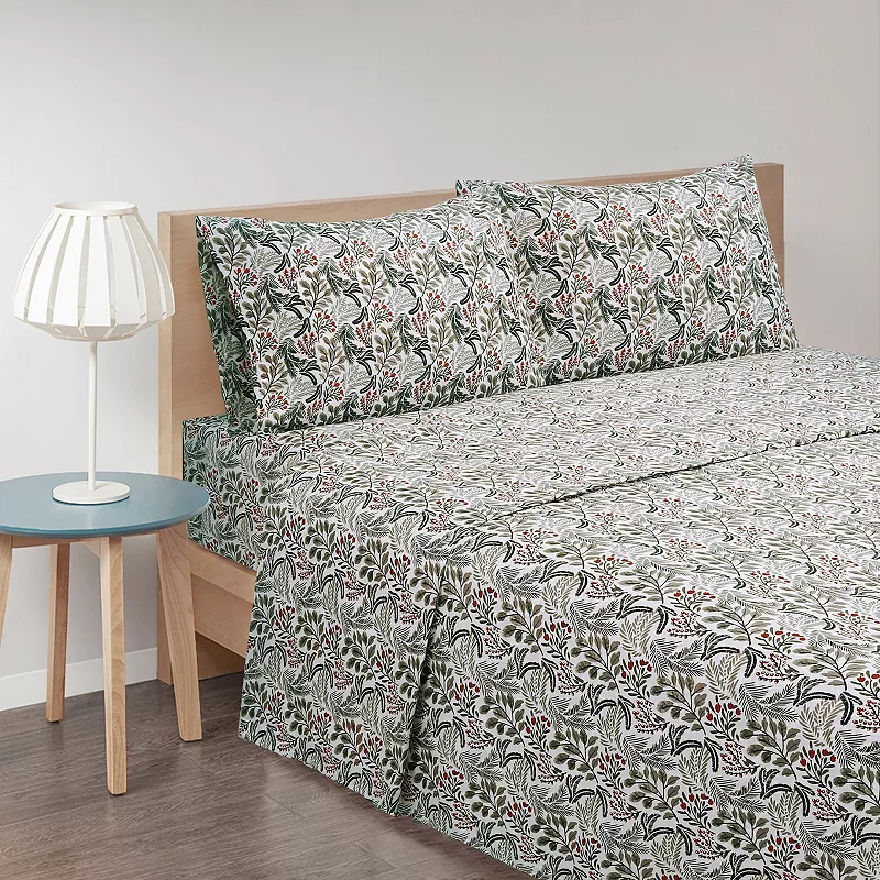 Harper Lane Pine Flower Sheet Set or Pillowcase Pair