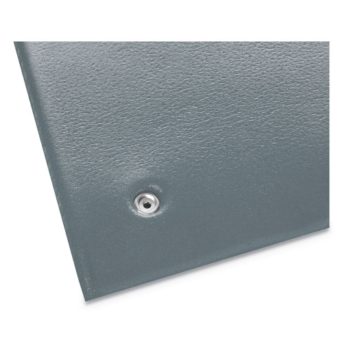 Crown Mats Mats Mats Antistatic Comfort-King Mat， Sponge， 24 x 60， Steel Gray (ZC0025GY)