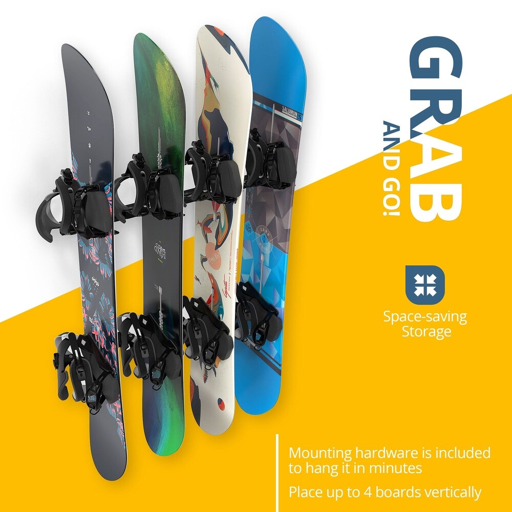 Koova Snowboard Wall Mount Rack Holder