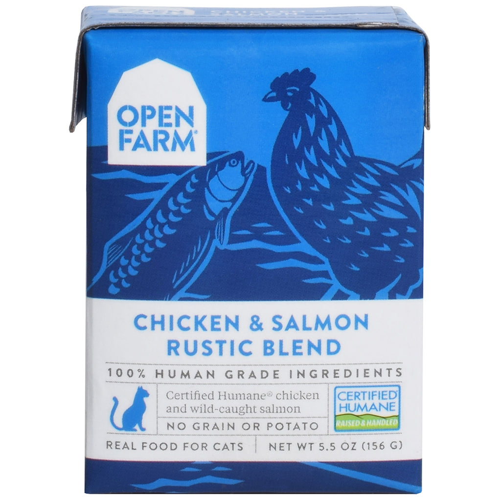 Open Farm Rustic Blend Chicken and Salmon Canned Cat Food - 5.5oz