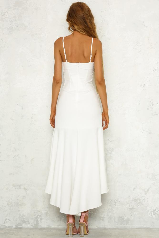 Know Yourself Maxi Dress White