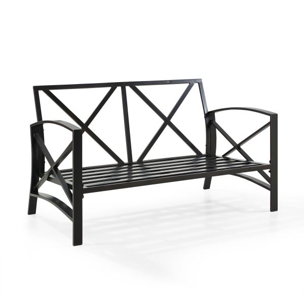 Kaplan Outdoor Metal Loveseat