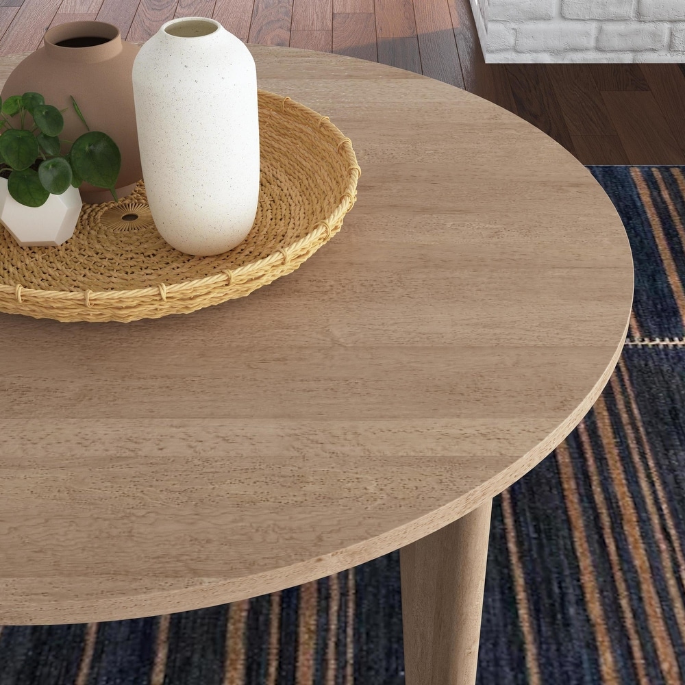 Brentwood Brown Wood Round Dining Table   47\