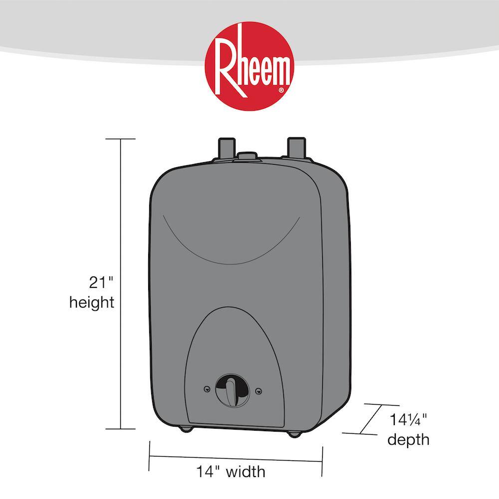 Rheem MiniTank 120-Volt 6 Gal. Compact Point of Use Electric Water Heater XE06MT06U0