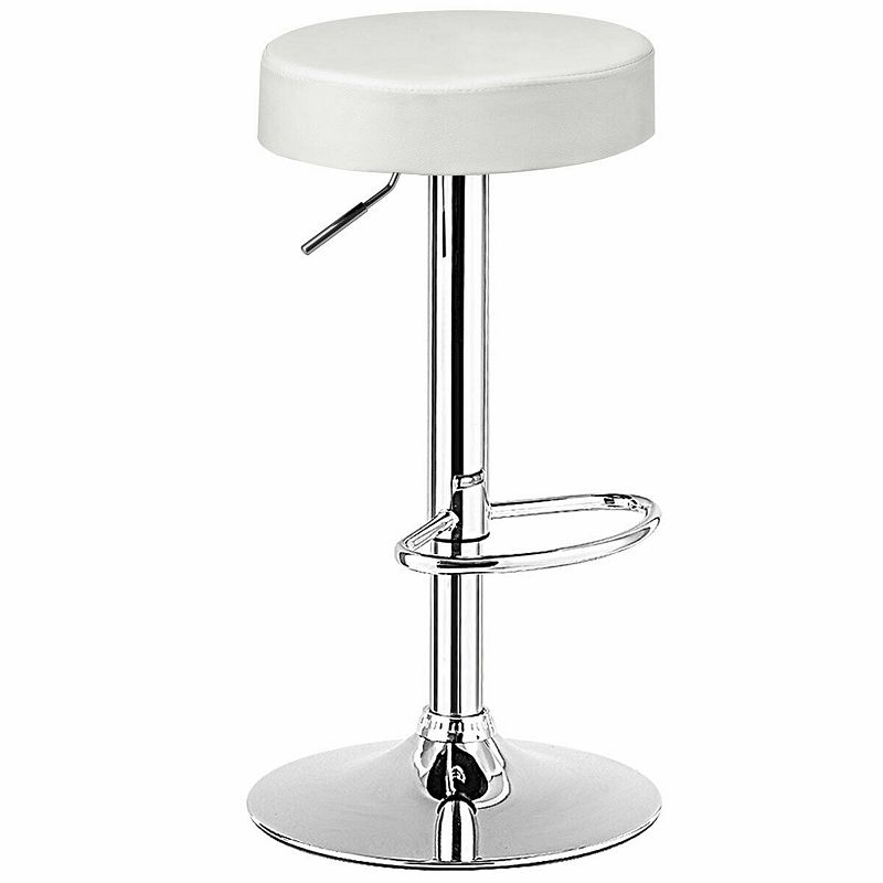 Round Bar Stool Adjustable Swivel Pub Chair