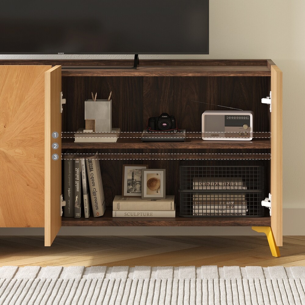 Moasis 63'' Solid Wood Sideboard TV Stand