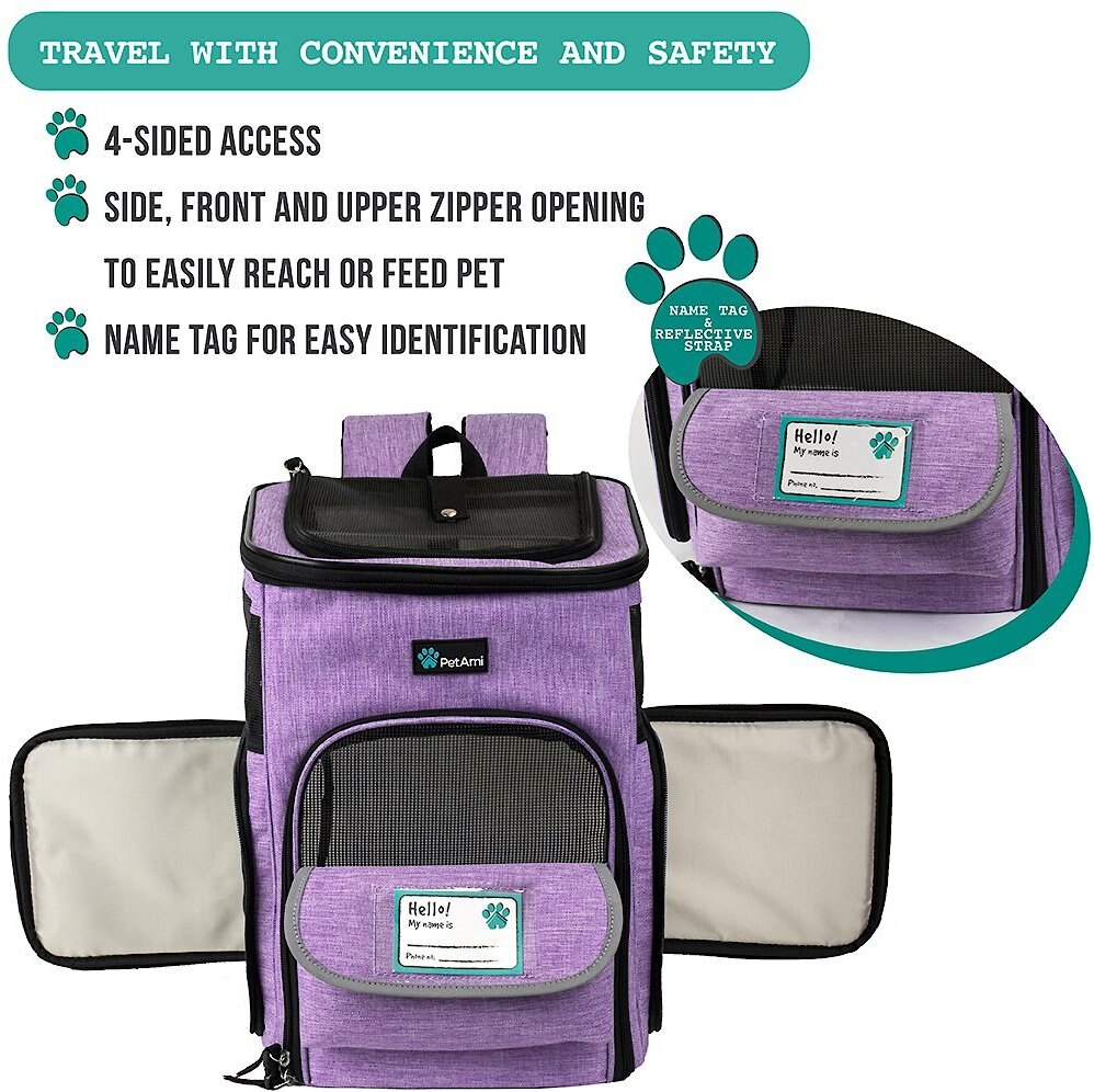 PetAmi Airline Approved Backpack Dog and Cat Carrier