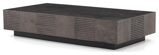 Sefora Coffee Table Jet Black Oak  Bluestone   Modern   Coffee And Accent Tables   by Virgil Stanis Design  Houzz