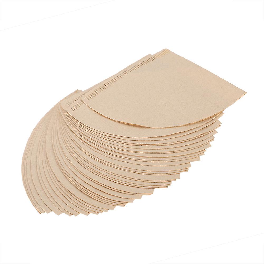 40pcs Sector Coffee Filter Papers Coffee Maker Filters Strainers For 1-2cups