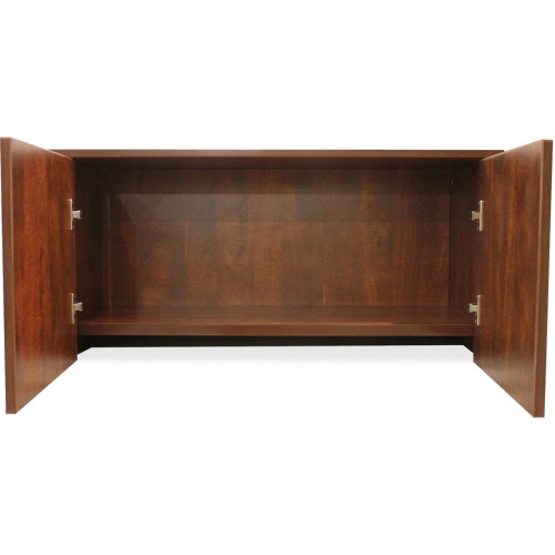 Lorell Essential Series Mahogany Wall Mount Hutch (59506)