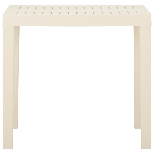 vidaXL Patio Table White 31.1