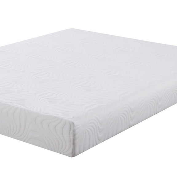 Benjara BM208190 Twin Size Mattress with Patterned...