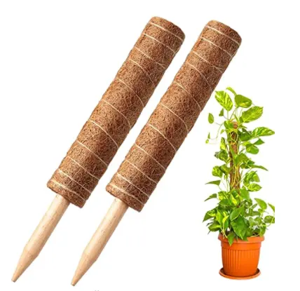 Support Plants To Grow Upwards Use Coconut Sticks Coco Coir plant pole totem pole moss pole