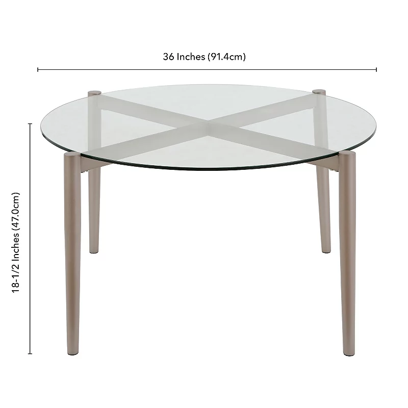 Finley and Sloane Kadmos Round Coffee Table