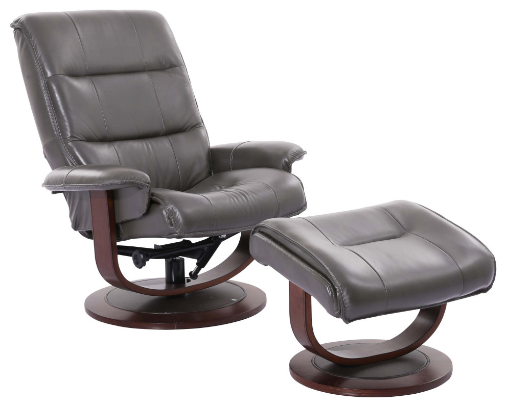 Parker Living Knight   Manual Reclining Swivel Chair and Ottoman   Contemporary   Recliner Chairs   by Parker House  Houzz