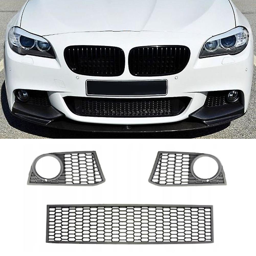 51117903894 Car Front Middle Bumper Lower Center Mesh Bezel Grille For 5 Series F10 F11 M Style 201