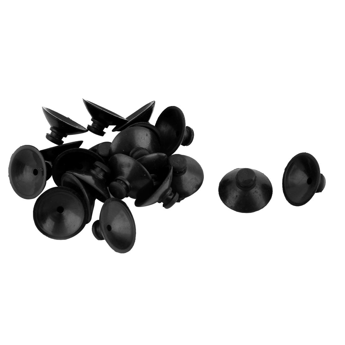 Family Aquarium Fish Tank Bowl Tools Rubber Suction Cups 2cm Dia 20pcs