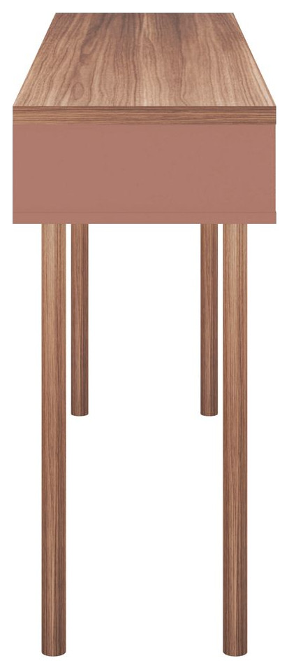 Windsor 47 quotConsole Accent Table  Ceramic Pink and Nature   Coffee And Accent Tables   by PARMA HOME  Houzz